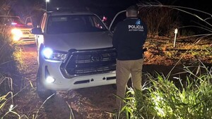 Recuperan en Curuguaty camioneta robada hace casi un año en Asunción