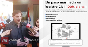 DIGITALIZACIÓN DEL REGISTRO CIVIL MUESTRA RESULTADOS POSITIVOS