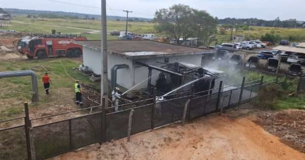 La Nación / Una esquirla generada durante una soldadura eléctrica ocasionó incendio, dice Dinac