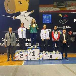 Esgrima: Julieta Cabrera conquista la medalla de bronce en Ecuador - Polideportivo - ABC Color