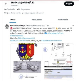 Hackean cuenta de la Armada y anuncian filtración de datos secretos - ADN Digital