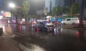 Violento accidente involucra a funcionario de COIA y a Policía
