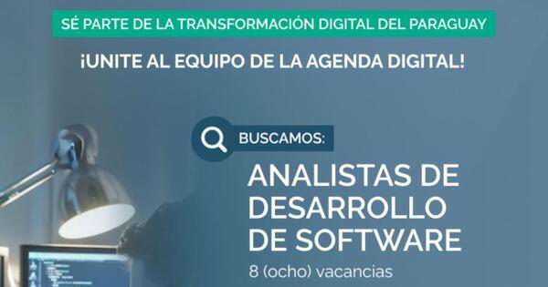 Vacancias abiertas para ser parte del Programa de Apoyo a la Agenda Digital