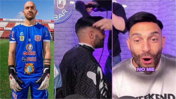 Popular / (VIDEO) ¡Qué cambio de look! ¡Arquero apareció con cabello!