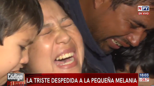Entre lágrimas madre de Melania pide justicia: "Santiago Peña, si no haces algo, el pueblo se va levantar”