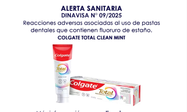 DINAVISA suspende venta de Colgate Clean Mint
