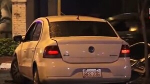Aparatoso choque en Villa Morra
