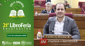 CARLOS PEREIRA IMPULSA DECLARACIÓN DE INTERÉS PARA LA LIBROFERIA DE ENCARNACIÓN 