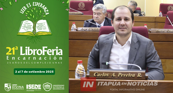 CARLOS PEREIRA IMPULSA DECLARACIÓN DE INTERÉS PARA LA LIBROFERIA DE ENCARNACIÓN 