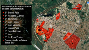 El territorio narco de alias "La Gorda"
