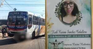 Diario HOY | Familia de joven arrollada por bus en Ñemby clama justicia: “No puede quedar en el oparei”