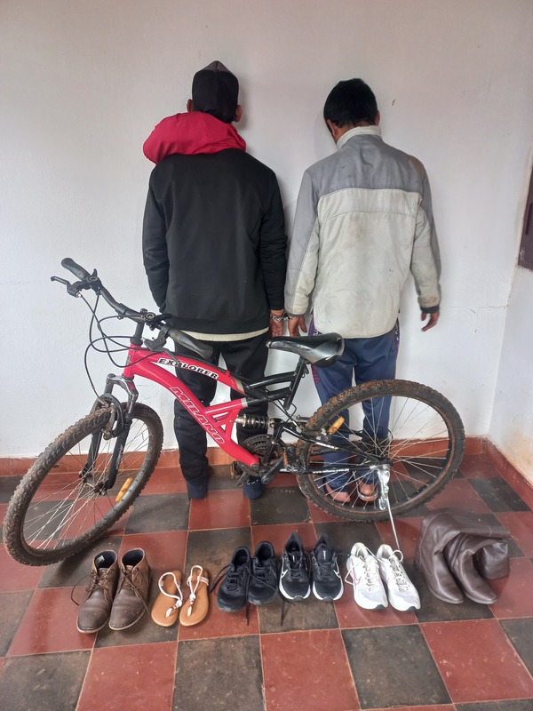 Dos hombres fueron aprehendidos en Trinidad por hurto agravado y recuperan objetos