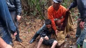 Después de cuatro días lo encontraron en el monte: “Lo llevó el pombero”, dicen.