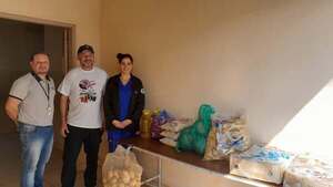 Donan alimentos a Hospital de Franco