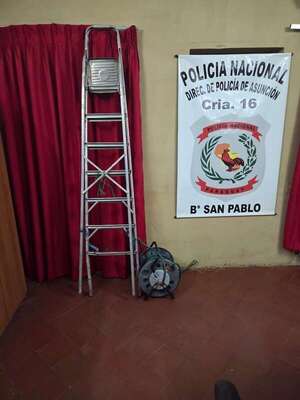Vídeo: detienen a presunto adicto por robo en una vivienda - Policiales - ABC Color