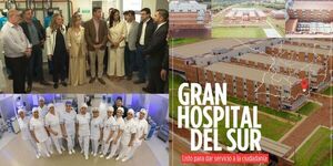 EL GOBIERNO HABILITA EL GRAN HOSPITAL DEL SUR, UNA DE LAS MAYORES APUESTAS A LA SALUD PÚBLICA DEL PAÍS.
