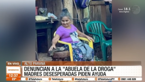 Denuncian a la "abuela de la droga" en Hernandarias