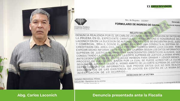 Abogado denuncia manipulación de la base de datos del Poder Judicial - El Observador
