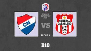 Nacional vs. General Caballero JLM: Paso a paso