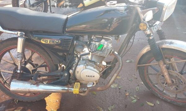 Recuperan moto robada en Ciudad Nueva
