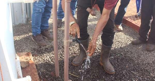 La Nación / Agua potable llega por primera vez a comunidades indígenas del Amambay