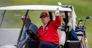 La Nación / Diplomacia y golf esperan a Trump a su llegada a Escocia