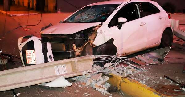 La Nación / Grave accidente sobre Aviadores: “De milagro estoy viva”, dijo mujer que resultó herida