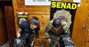 La Nación / Incautan cocaína en maletas de pasajeros provenientes de Bolivia