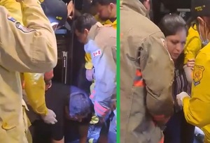 Encarnación: Bomberos salvan a seis personas atrapadas en ascensor - ADN Digital