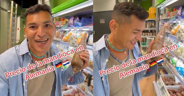 La Nación / Desde Alemania, tiktoker paraguayo conmovió con su amor por la mandioca