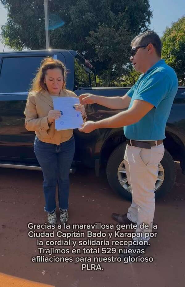 Senadora usa camioneta de narco en acto político y lo justifica como “uso institucional” - Política - ABC Color