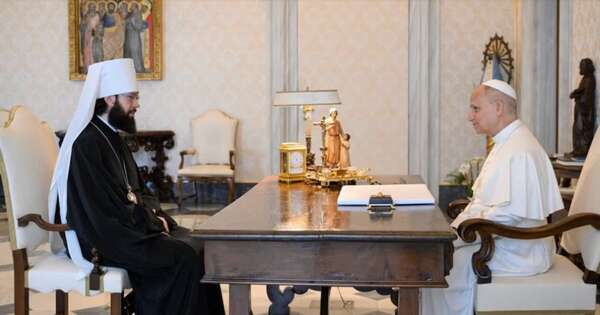 La Nación / El papa recibió a un ortodoxo ruso