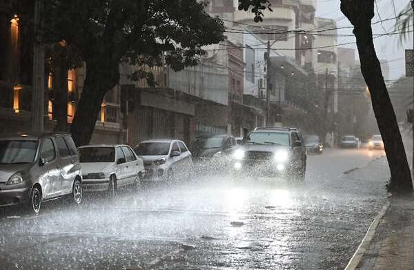 Domingo con lluvias y posibilidades de fenómenos de tiempo severo - Clima - ABC Color