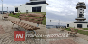 MUNICIPALIDAD DE CAMBYRETÁ REACONDICIONA LA COSTANERA DEL BARRIO SAN FRANCISCO