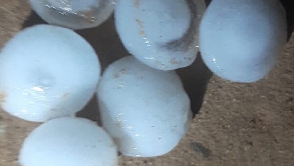 Intensa granizada afectó a varias localidades de Itapúa