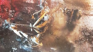 ¡Insólito! Doña perdió su moto por culpa de una pelota de vóley