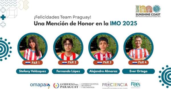 La Nación / Paraguay se destaca en justa de matemáticas