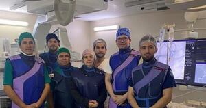 La Nación / Realizan el primer tratamiento de aneurisma cerebral con diagnóstico WEB
