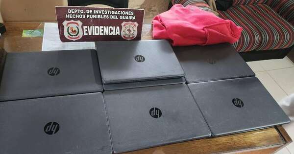 Diario HOY | Recuperan lote de notebooks robadas de un colegio y detienen al ladrón