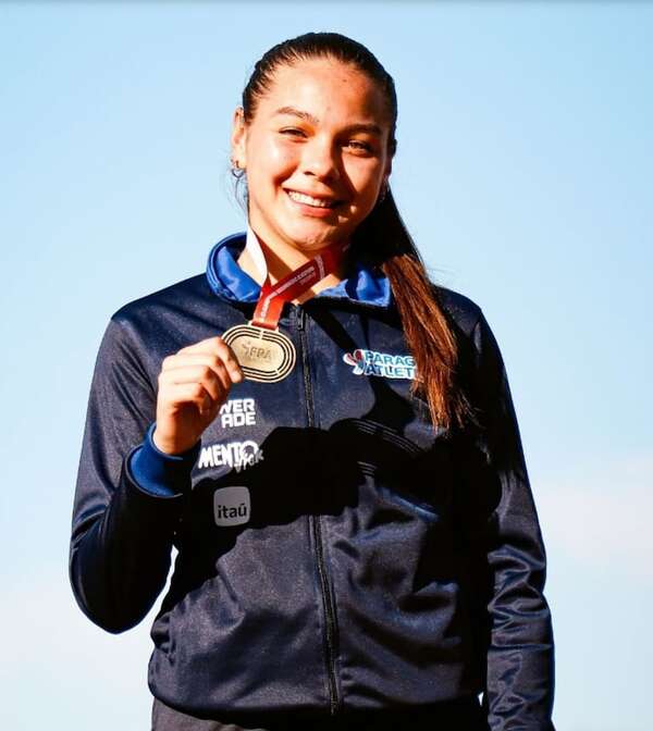 Atletismo: Lara González, se estrena con podio en el Ibero U18 - Polideportivo - ABC Color