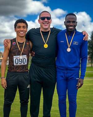 GP de Atletismo: César Almirón conquista oro, plata y récord - Polideportivo - ABC Color