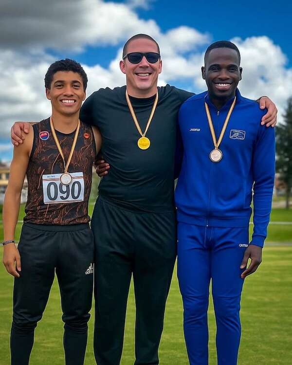 GP de Atletismo: César Almirón conquista oro, plata y récord - Polideportivo - ABC Color