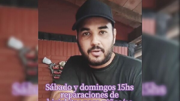 Reparando bicis se graduó y ahora arreglará las de los niños por su día
