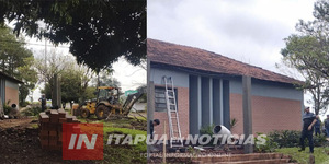 MUNICIPALIDAD DE NVA. ALBORADA IMPULSA MEJORAS EN LA COMISARÍA LOCAL