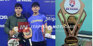 ITAPUENSES SE CONSAGRARON CAMPEONES NACIONALES SUB-14 DE PÁDEL