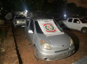 Ypané: recuperan vehículo robado y una pareja quedó detenida