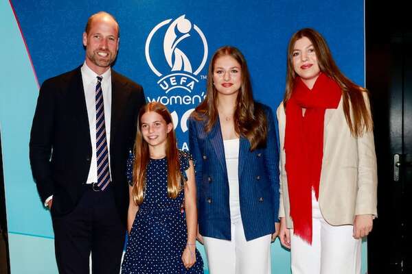 William de Inglaterra y Leonor de España, la realeza presente en la final de la Eurocopa Femenina 2025 - Gente - ABC Color