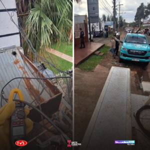 ANDE desmantela conexión clandestina en Encarnación con deuda superior a G. 144 millones - «TVS DIGITAL»