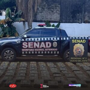 ITAKYRY: SENAD CONFISCA MÁS DE 800 KILOS DE MARIHUANA EN PATRULLAJE - «TVS DIGITAL»