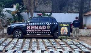 Importante cargamento de marihuana es descubierto en zona boscosa de Itakyry